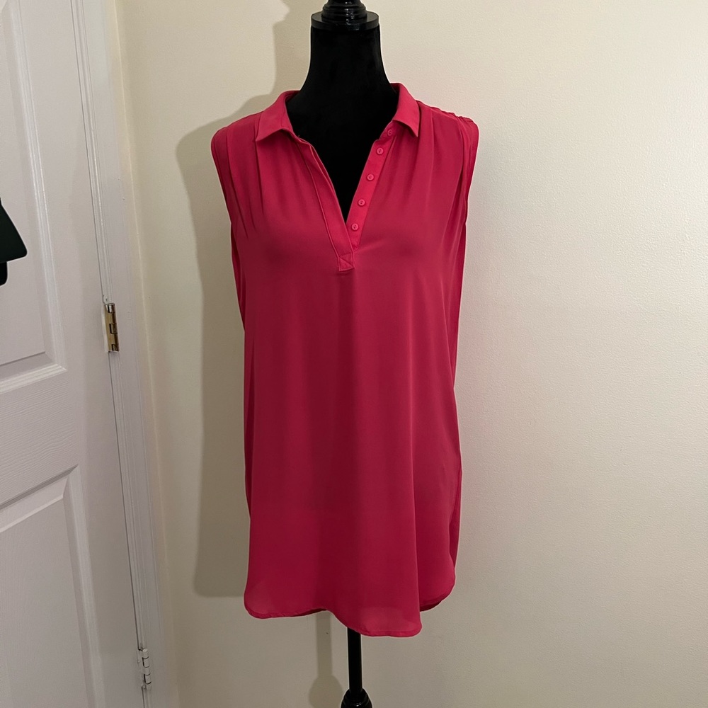 Express sleeveless mini dress/long blouse